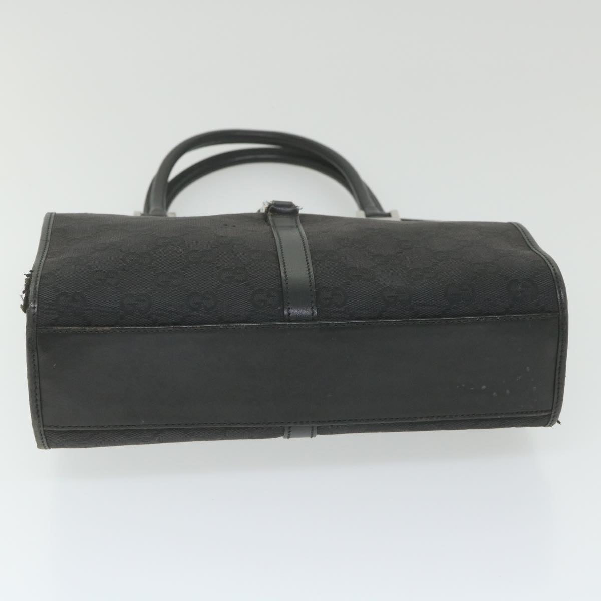 GUCCI GG Canvas Jackie Hand Bag Black 002 1065 ep2440