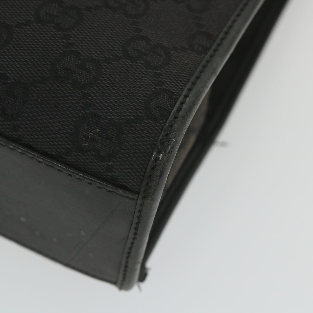 GUCCI GG Canvas Jackie Hand Bag Black 002 1065 ep2440