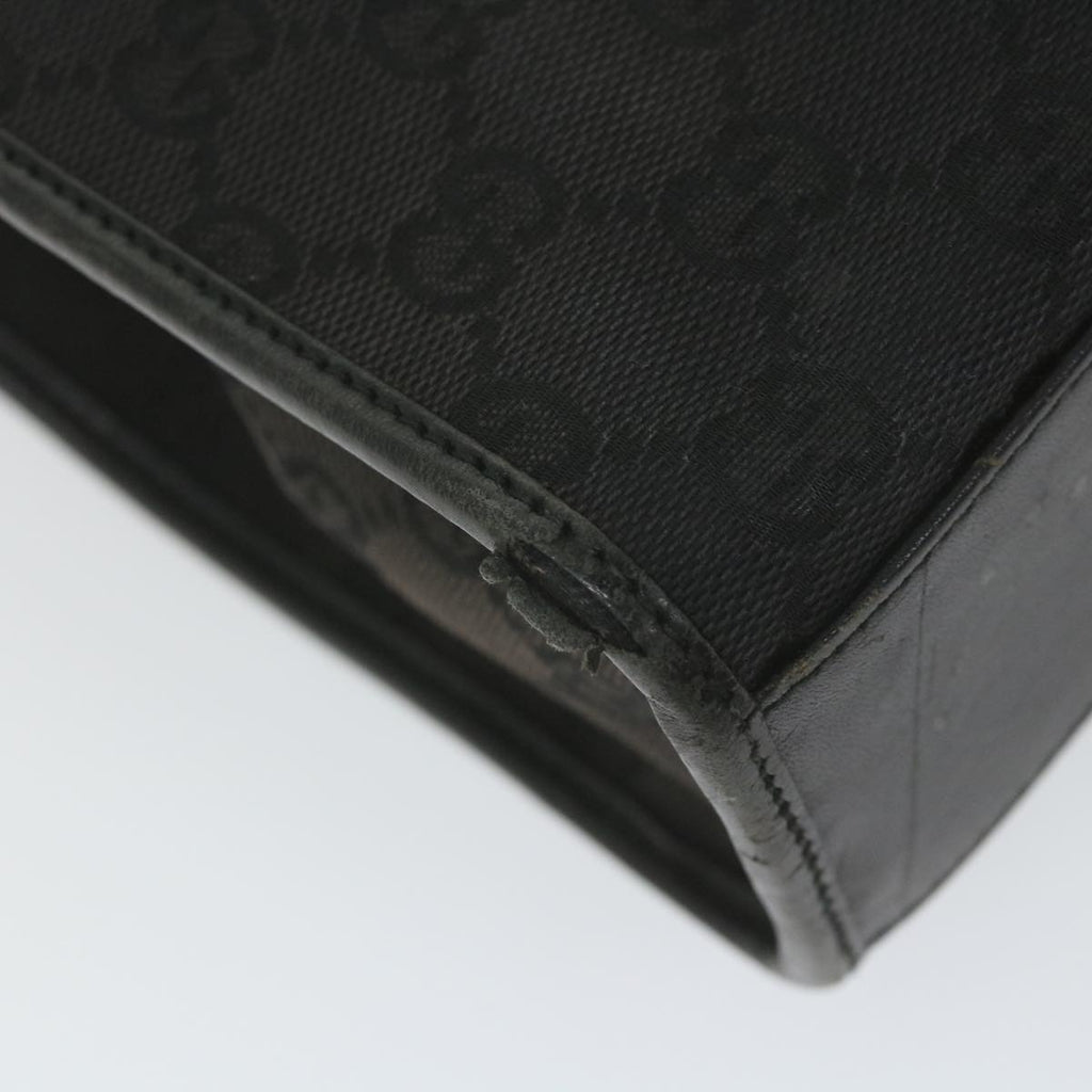 GUCCI GG Canvas Jackie Hand Bag Black 002 1065 ep2440