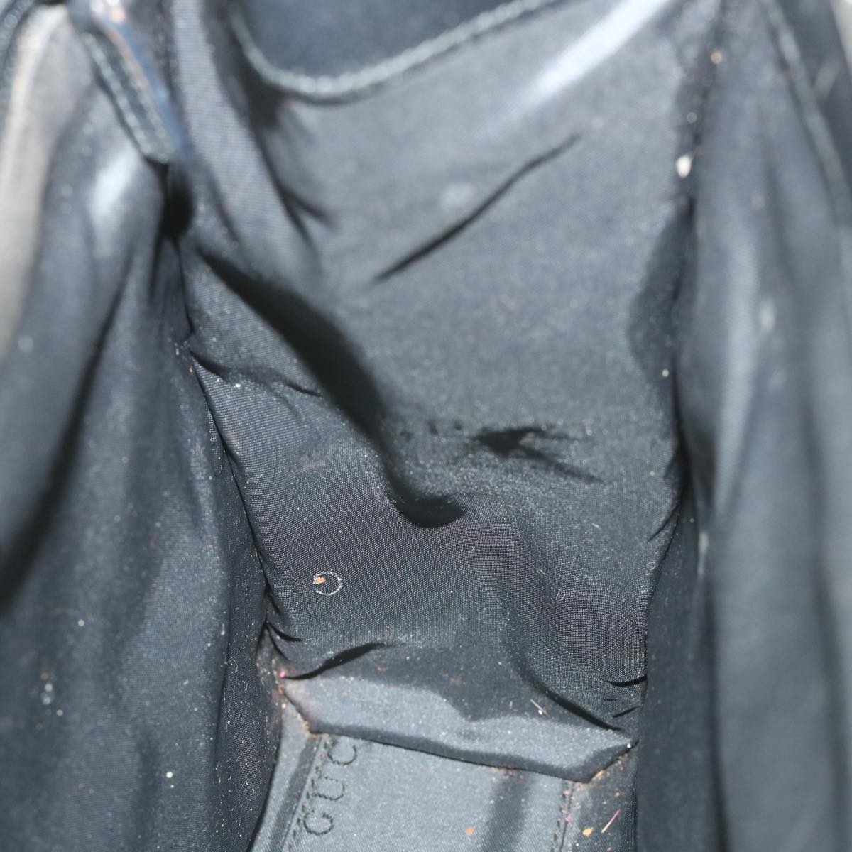 GUCCI GG Canvas Jackie Hand Bag Black 002 1065 ep2440