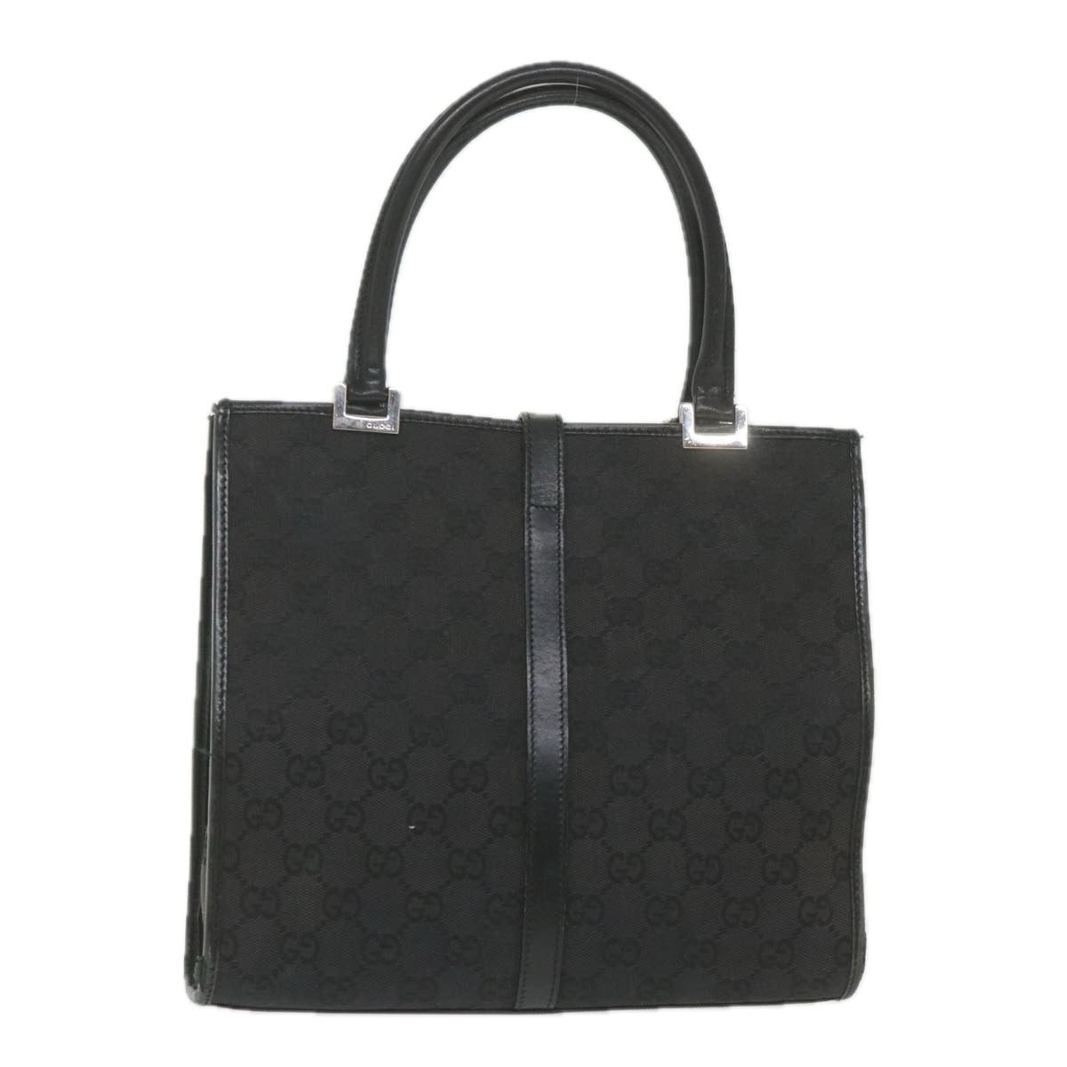 GUCCI GG Canvas Jackie Hand Bag Black 002 1065 ep2440