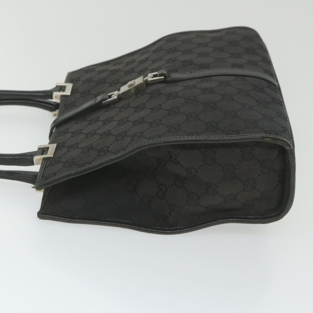 GUCCI GG Canvas Jackie Hand Bag Black 002 1065 ep2440