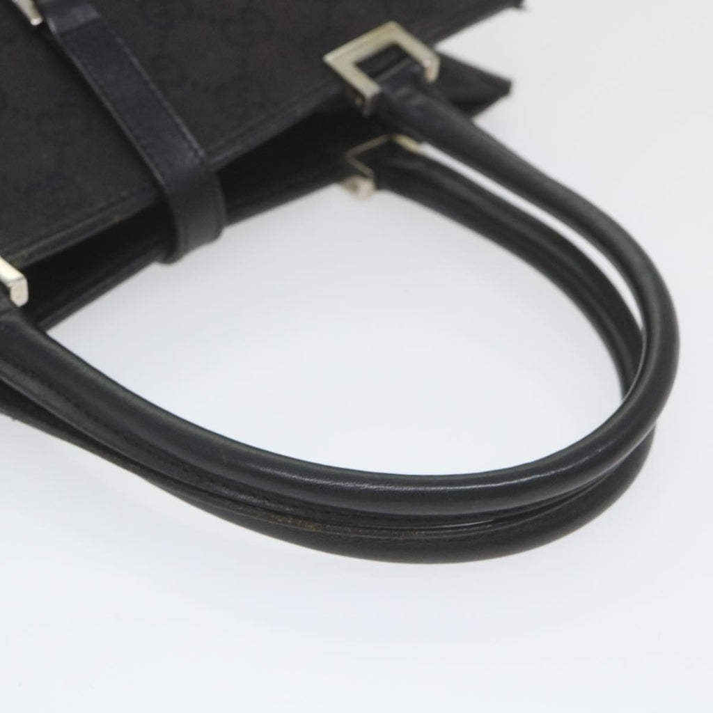 GUCCI GG Canvas Jackie Hand Bag Black 002 1065 ep2440