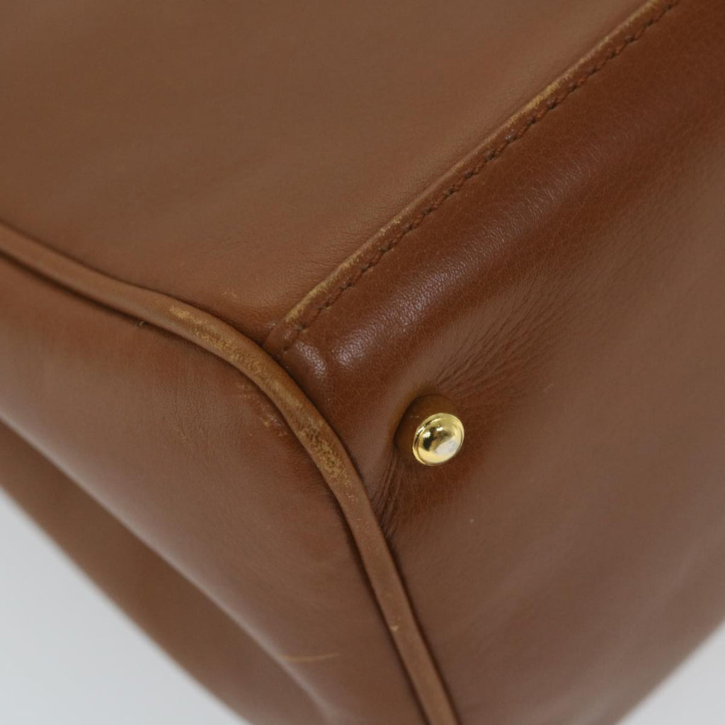 GUCCI Bamboo Hand Bag Leather 2way Brown 000 122 0316 ep2453