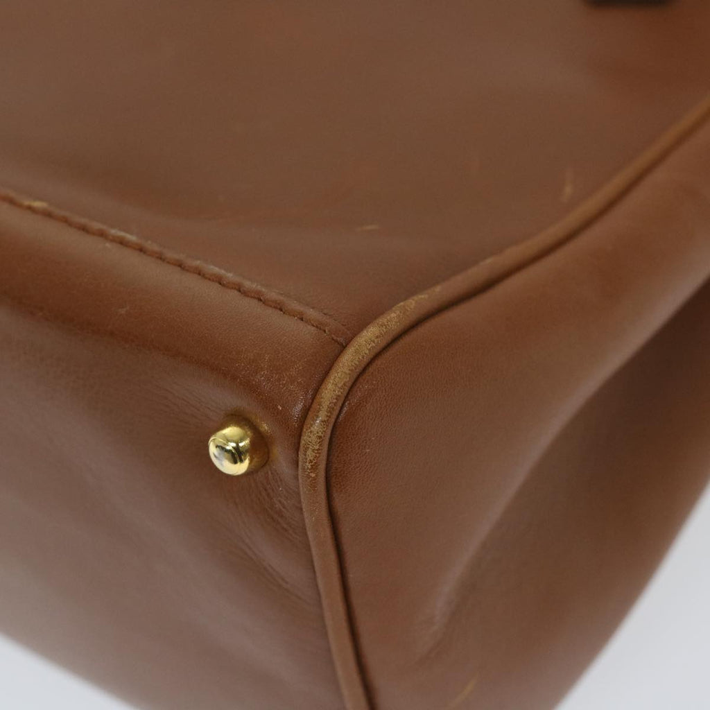 GUCCI Bamboo Hand Bag Leather 2way Brown 000 122 0316 ep2453