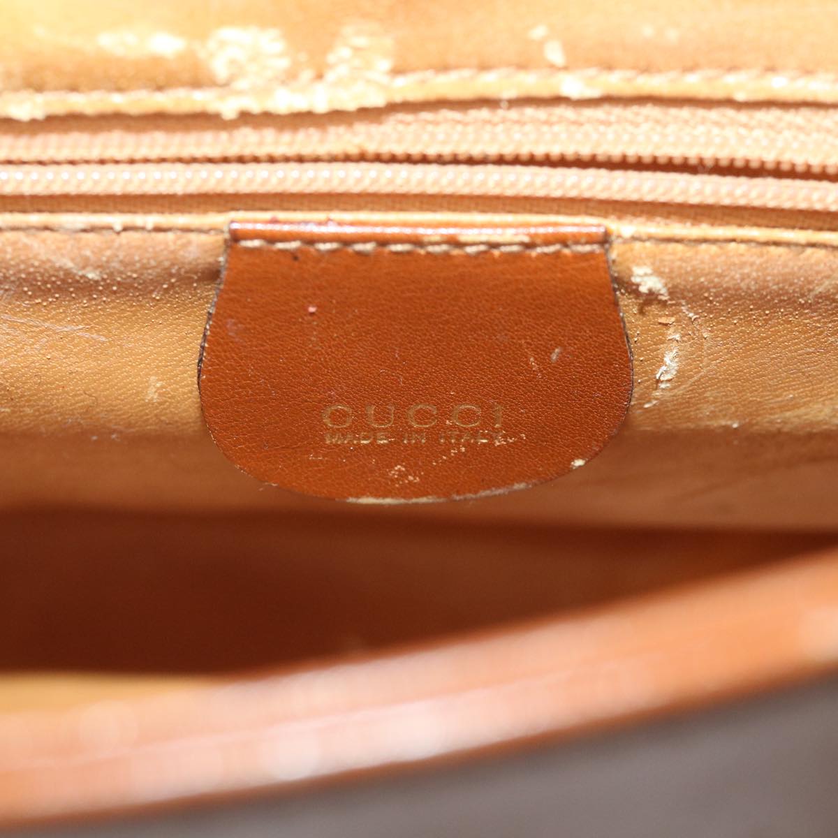 GUCCI Bamboo Hand Bag Leather 2way Brown 000 122 0316 ep2453