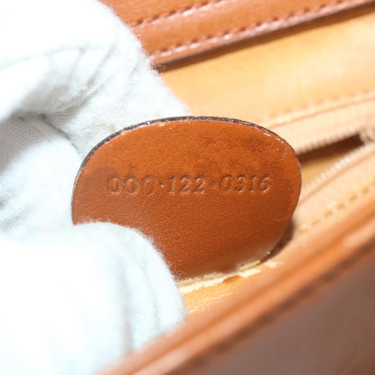 GUCCI Bamboo Hand Bag Leather 2way Brown 000 122 0316 ep2453