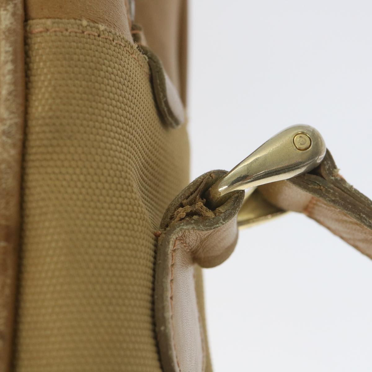 GUCCI Web Sherry Line Shoulder Bag Canvas Beige Red Green 010 378 ep2457