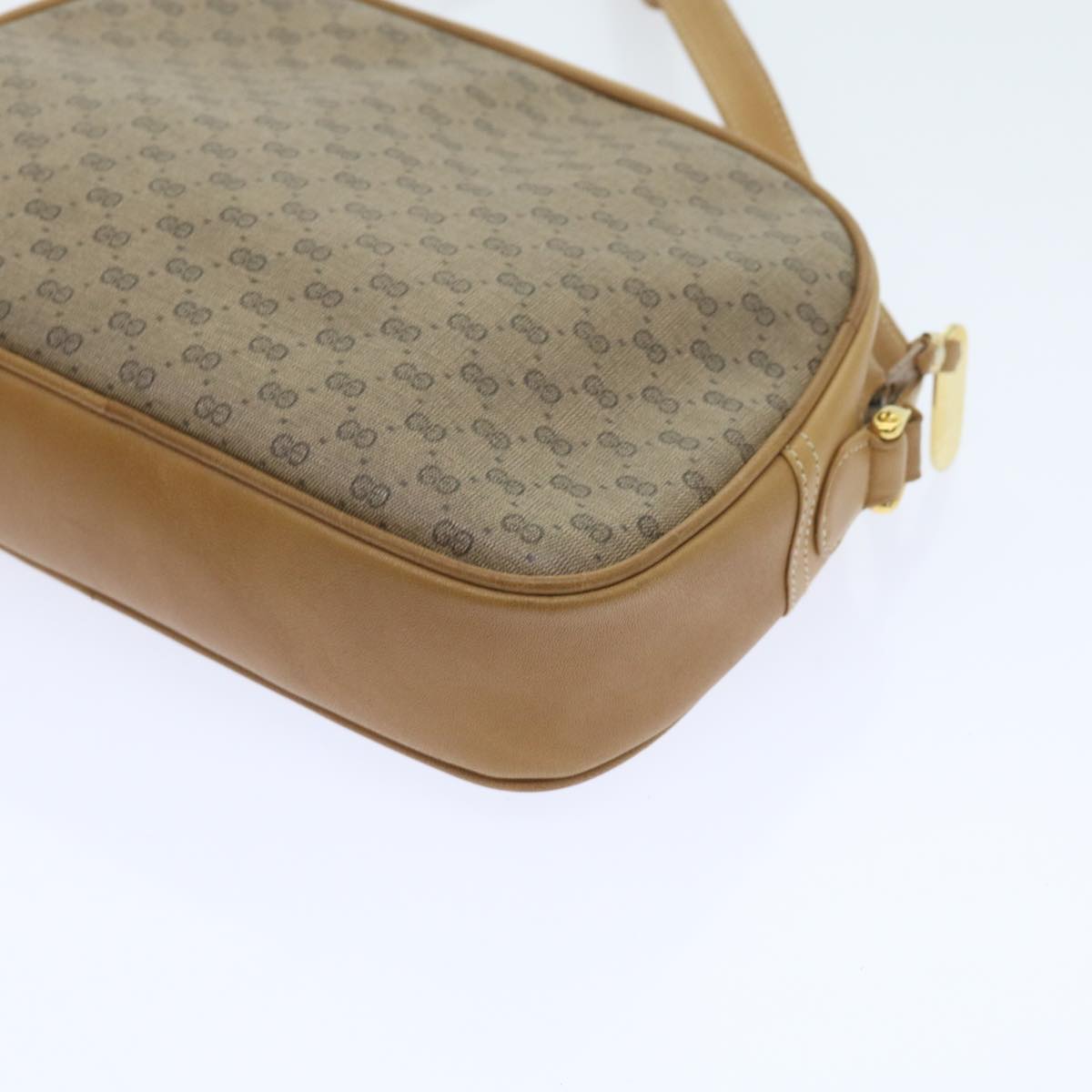 GUCCI Micro GG Supreme Shoulder Bag PVC Leather Beige 001 256 1189 ep2458