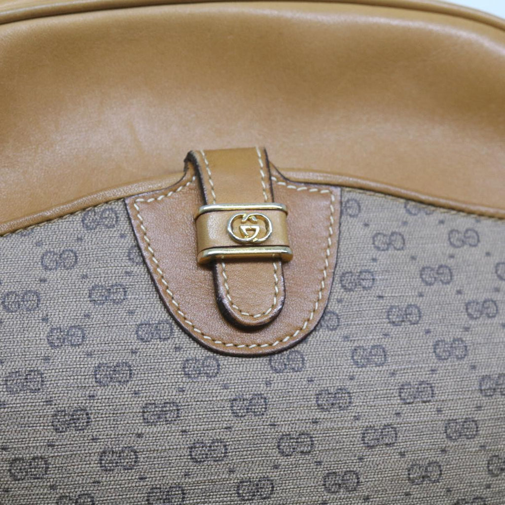 GUCCI Micro GG Supreme Shoulder Bag PVC Leather Beige 001 256 1189 ep2458