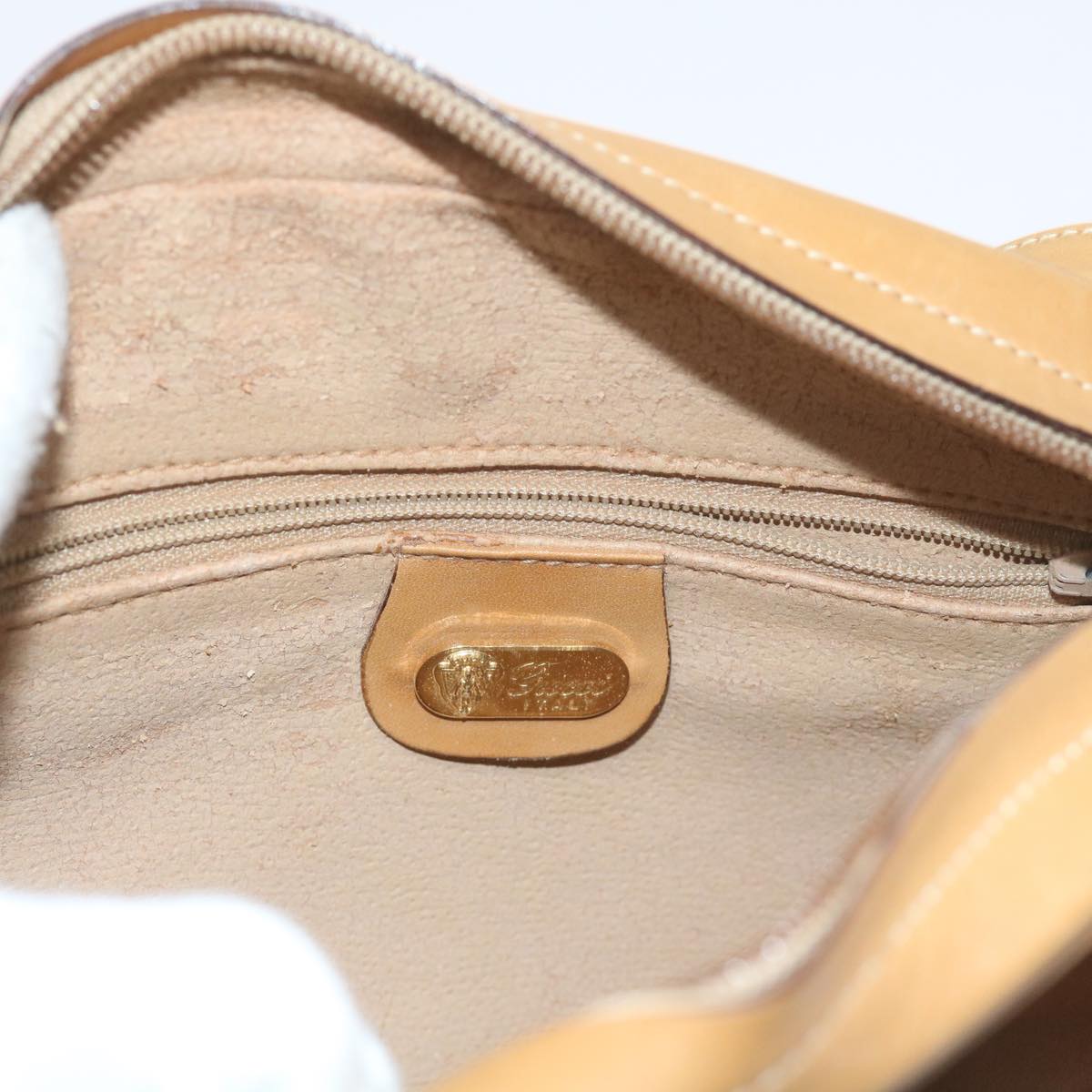 GUCCI Micro GG Supreme Shoulder Bag PVC Leather Beige 001 256 1189 ep2458