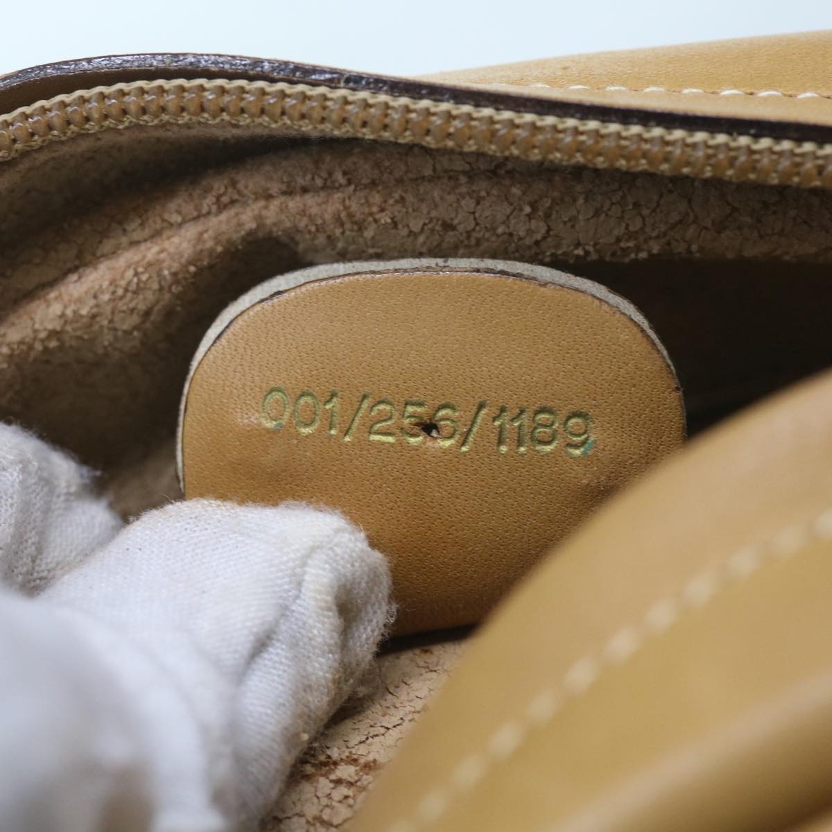 GUCCI Micro GG Supreme Shoulder Bag PVC Leather Beige 001 256 1189 ep2458