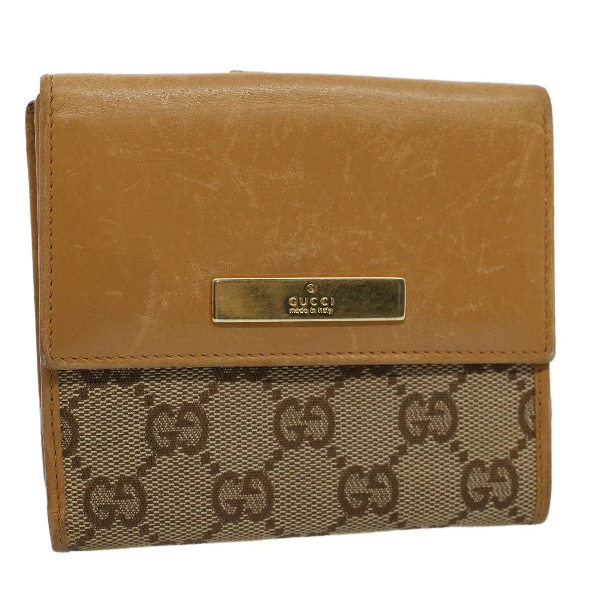 GUCCI GG Canvas Wallet Beige 035 1502 2151 ep2459