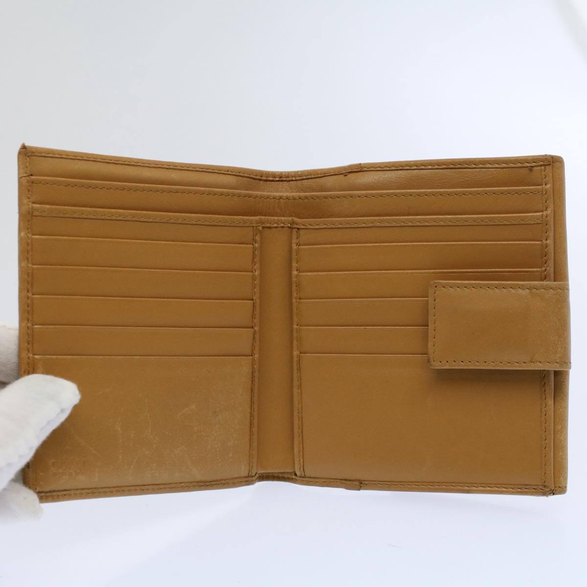 GUCCI GG Canvas Wallet Beige 035 1502 2151 ep2459