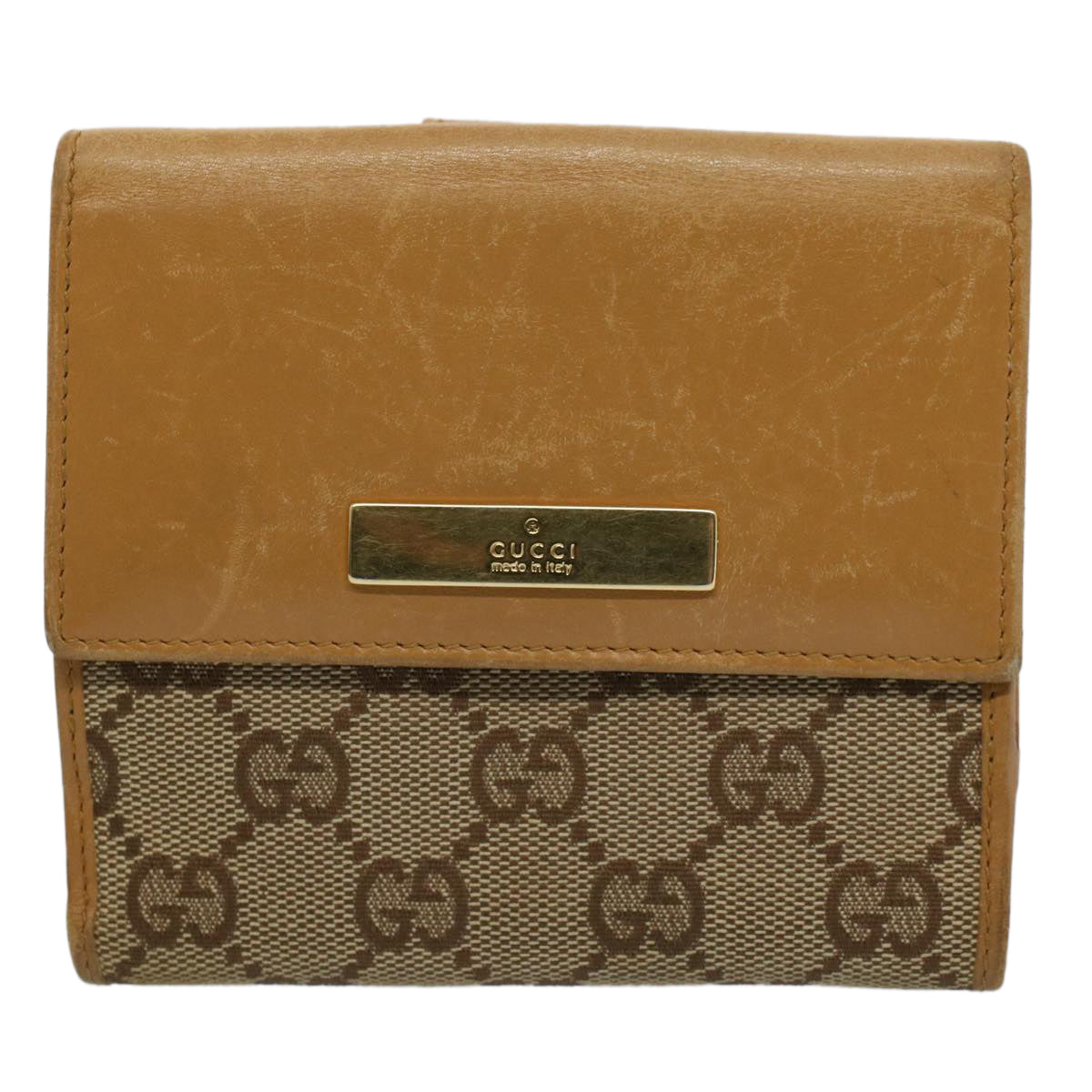 GUCCI GG Canvas Wallet Beige 035 1502 2151 ep2459