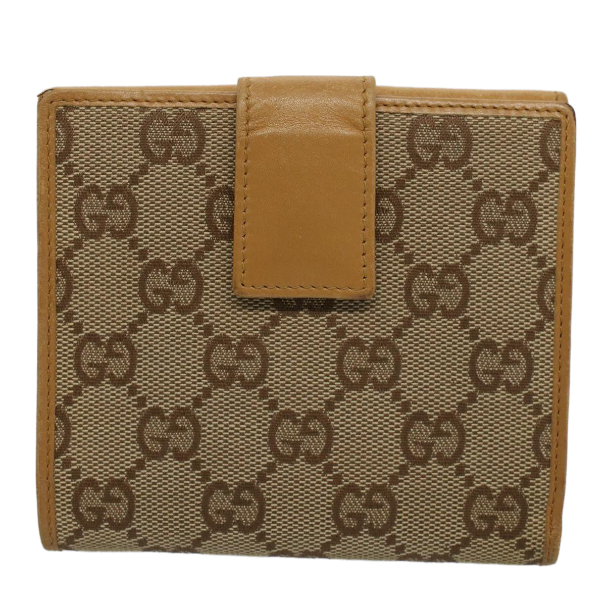 GUCCI GG Canvas Wallet Beige 035 1502 2151 ep2459