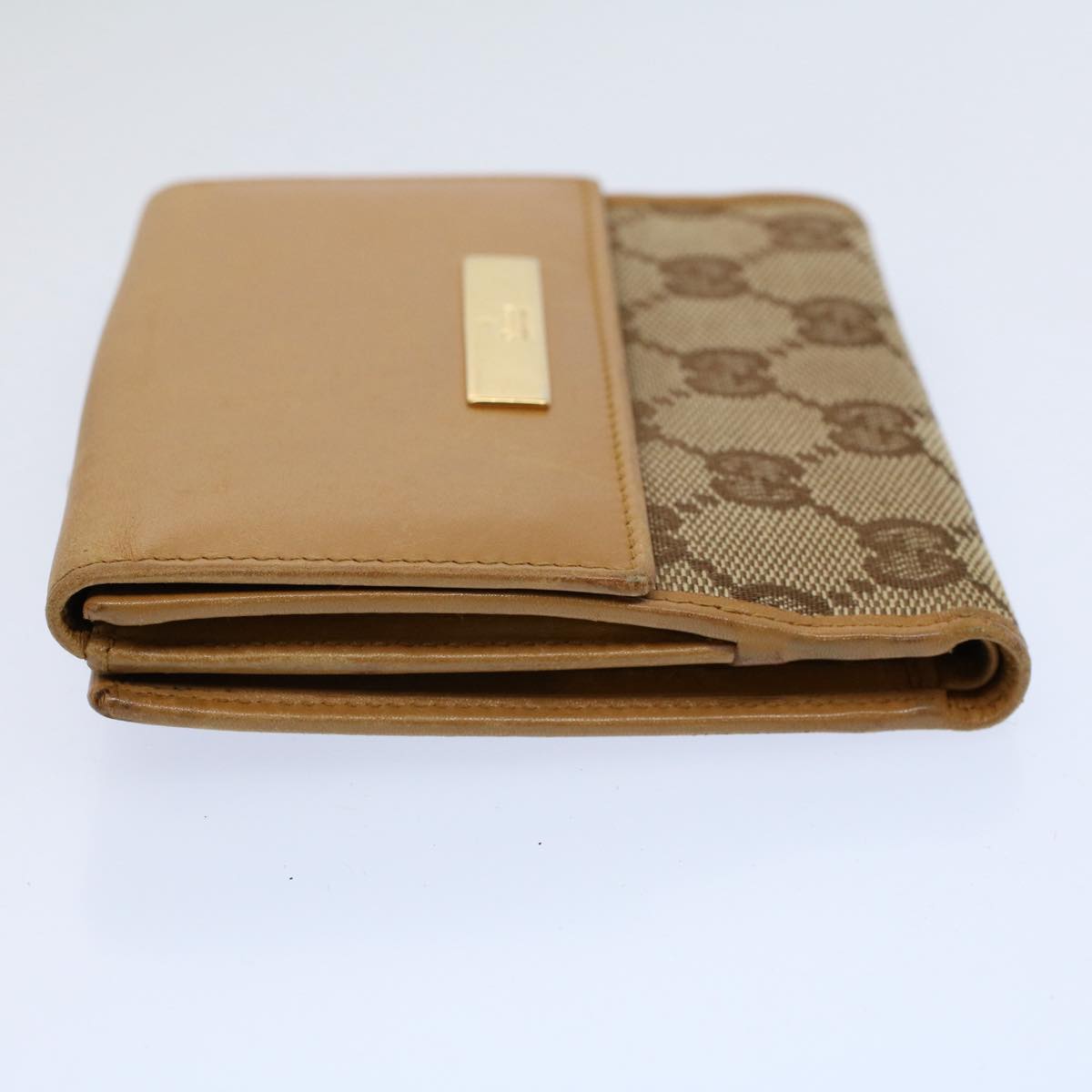 GUCCI GG Canvas Wallet Beige 035 1502 2151 ep2459