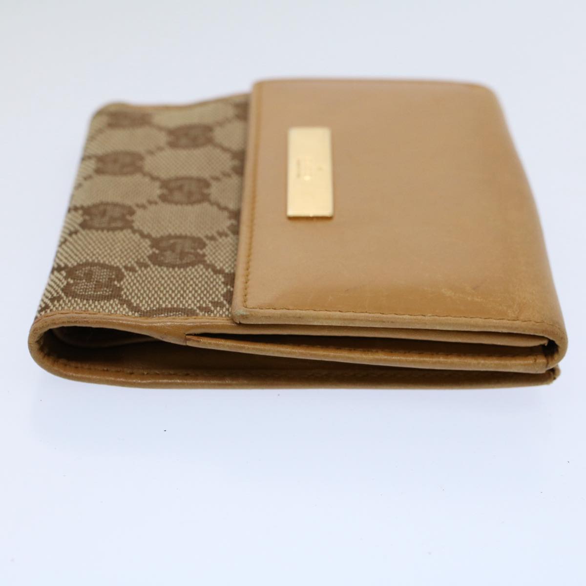 GUCCI GG Canvas Wallet Beige 035 1502 2151 ep2459