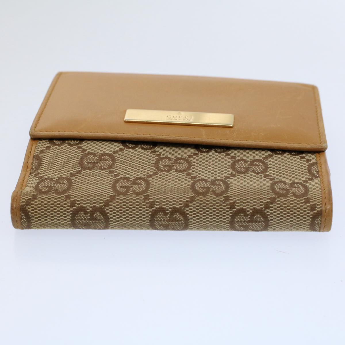 GUCCI GG Canvas Wallet Beige 035 1502 2151 ep2459