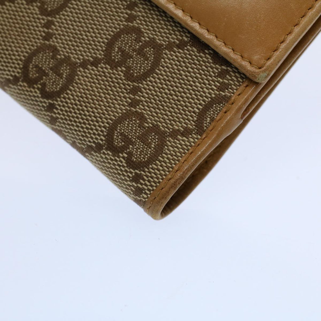GUCCI GG Canvas Wallet Beige 035 1502 2151 ep2459