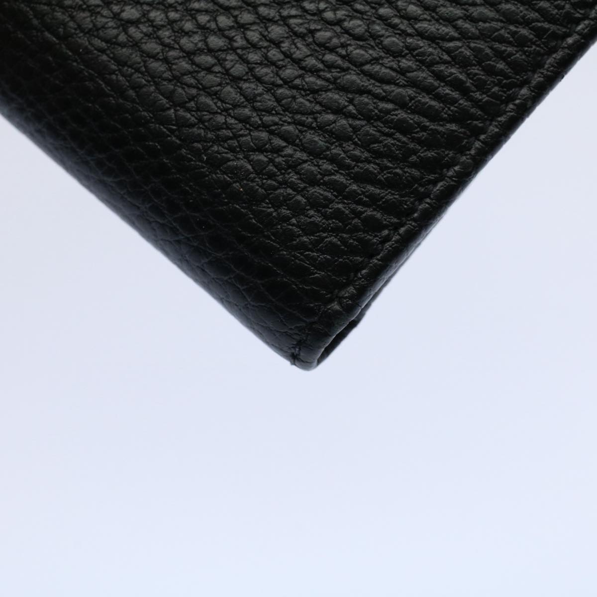 GUCCI Wallet Leather Black 615525 ep2480