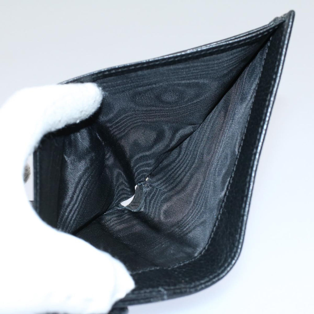 GUCCI Wallet Leather Black 615525 ep2480