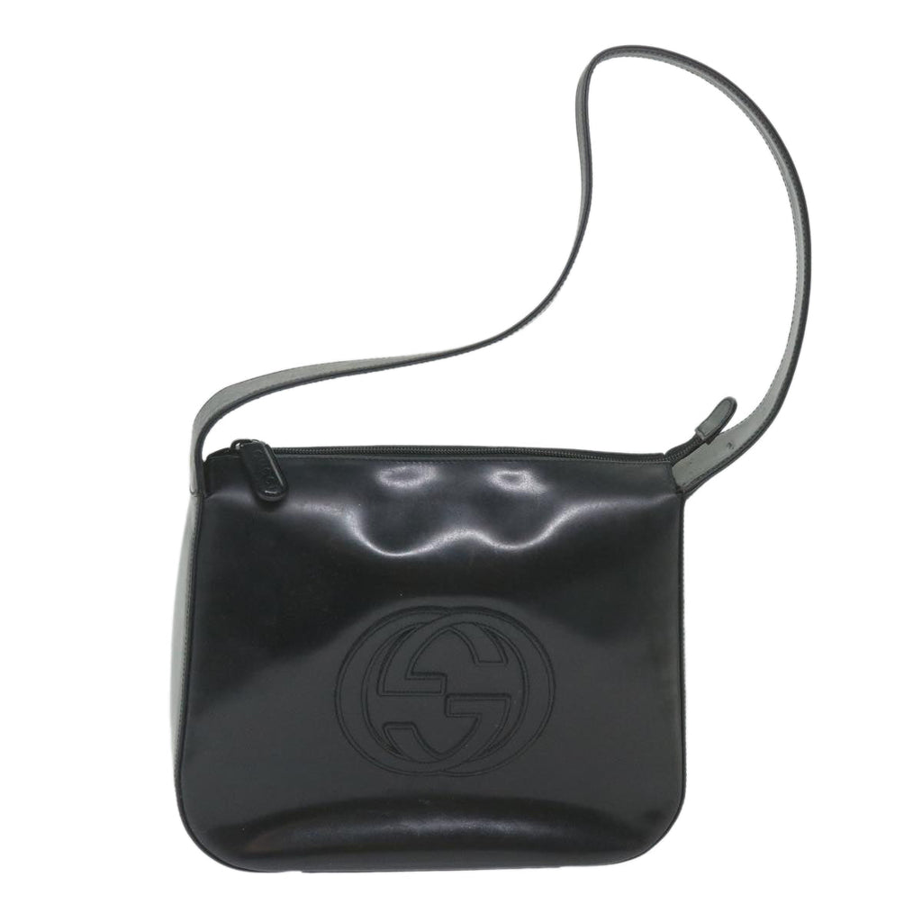 GUCCI Shoulder Bag Leather Black 001 1364 1703 ep2484