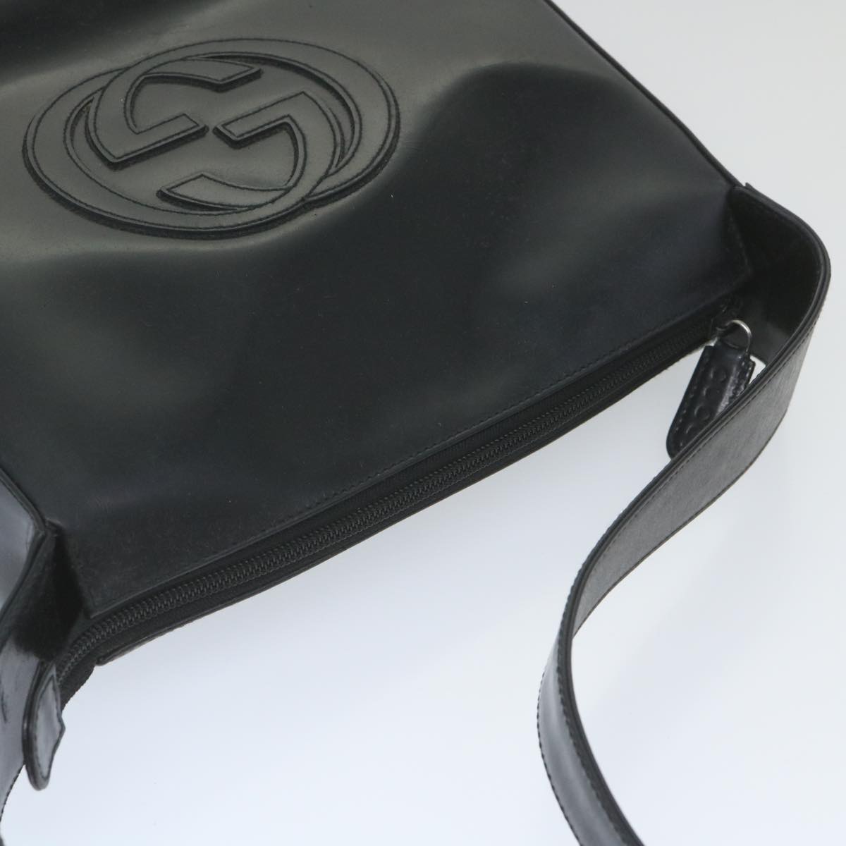 GUCCI Shoulder Bag Leather Black 001 1364 1703 ep2484