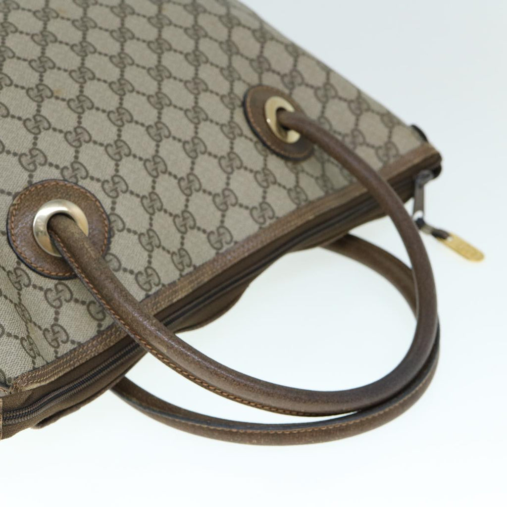 GUCCI GG Supreme Hand Bag PVC Leather Beige 002 4947 39 ep2506