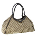 GUCCI GG Canvas Shoulder Bag Beige 189835 ep2509