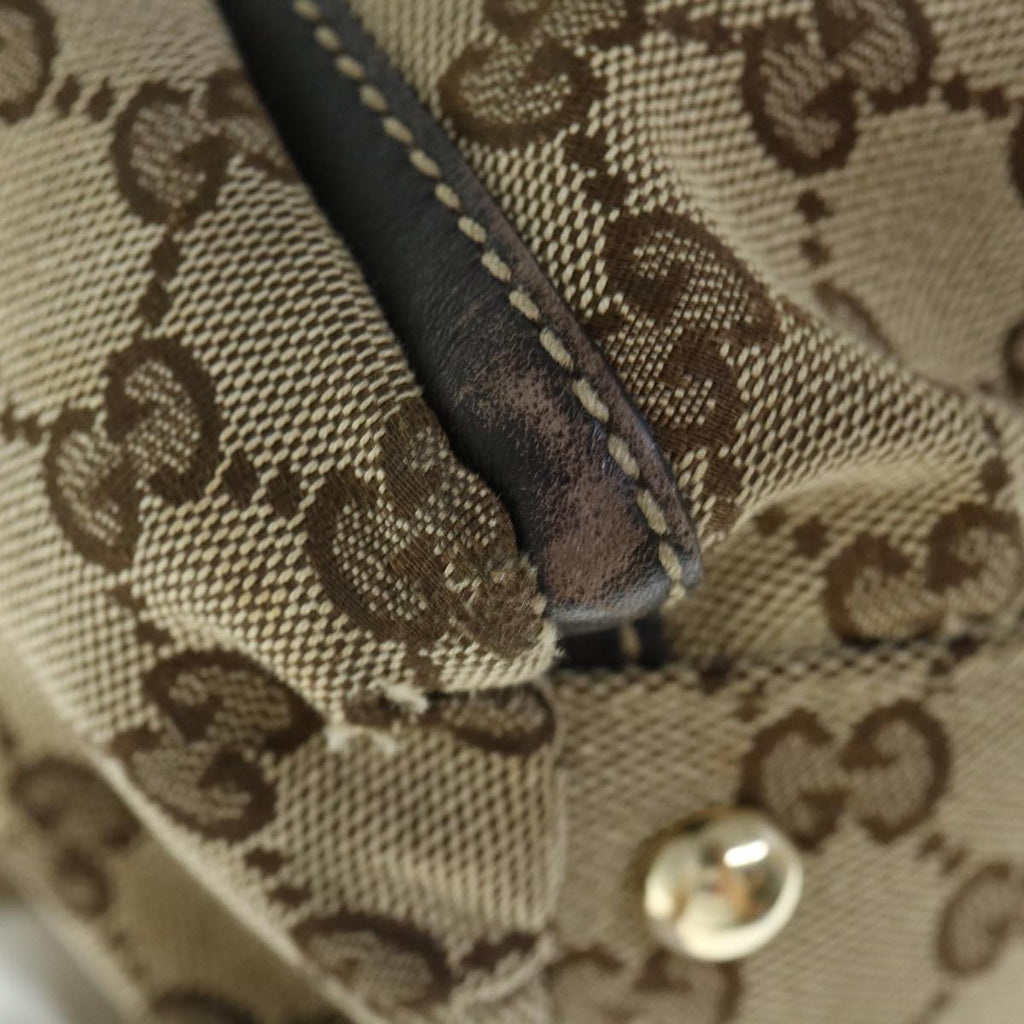 GUCCI GG Canvas Shoulder Bag Beige 189835 ep2509
