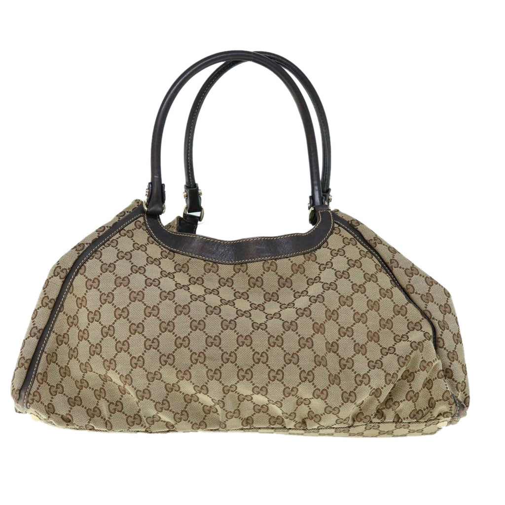 GUCCI GG Canvas Shoulder Bag Beige 189835 ep2509