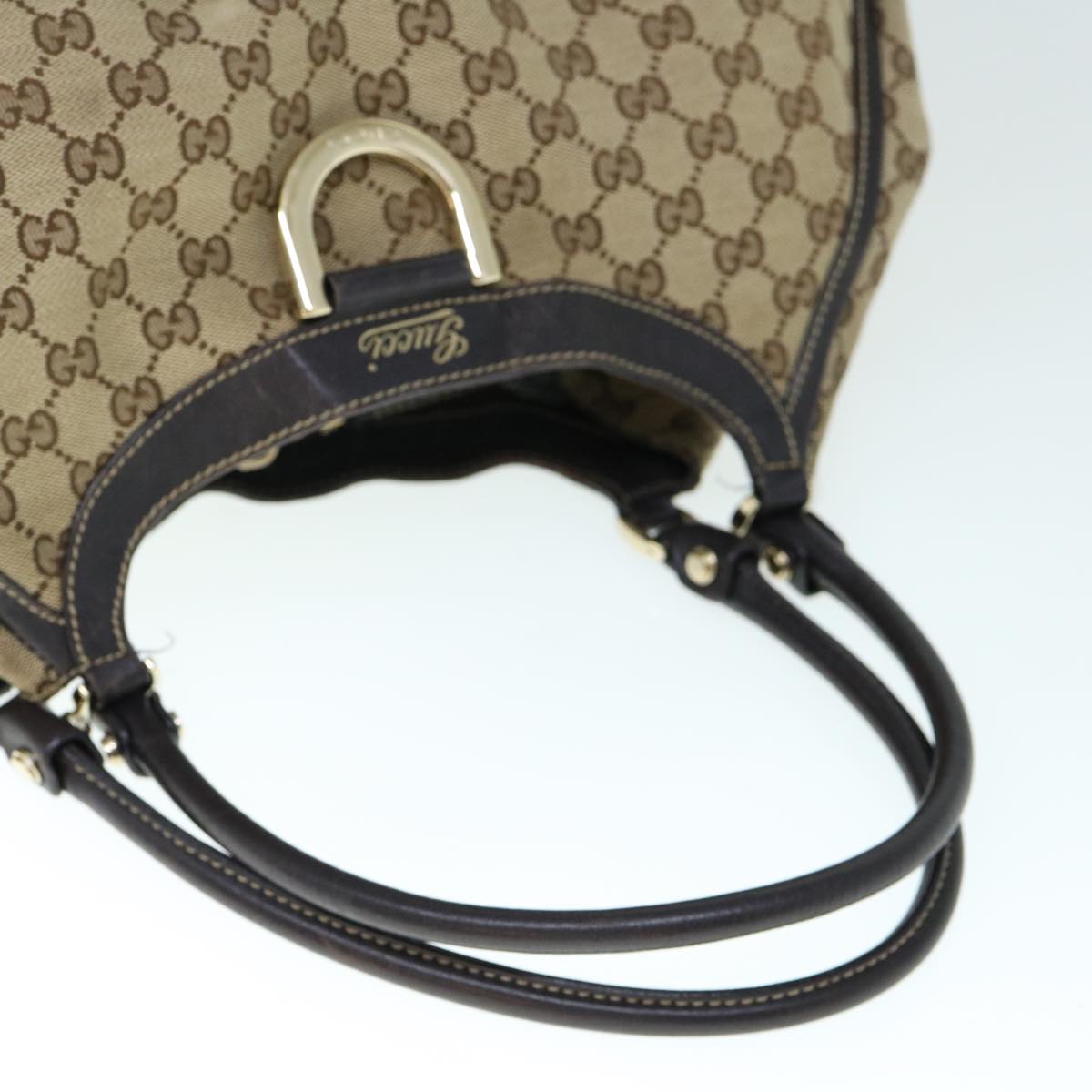 GUCCI GG Canvas Shoulder Bag Beige 189835 ep2509