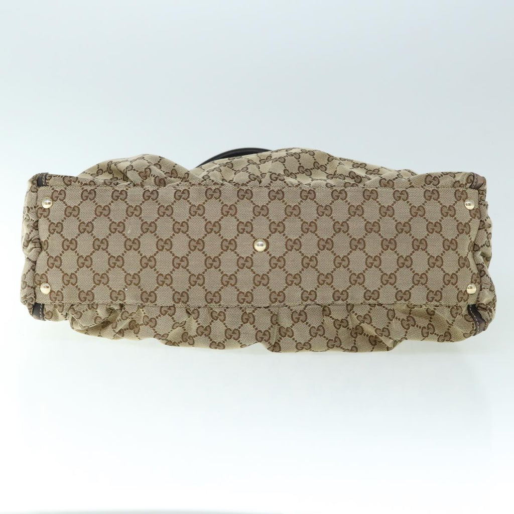 GUCCI GG Canvas Shoulder Bag Beige 189835 ep2509