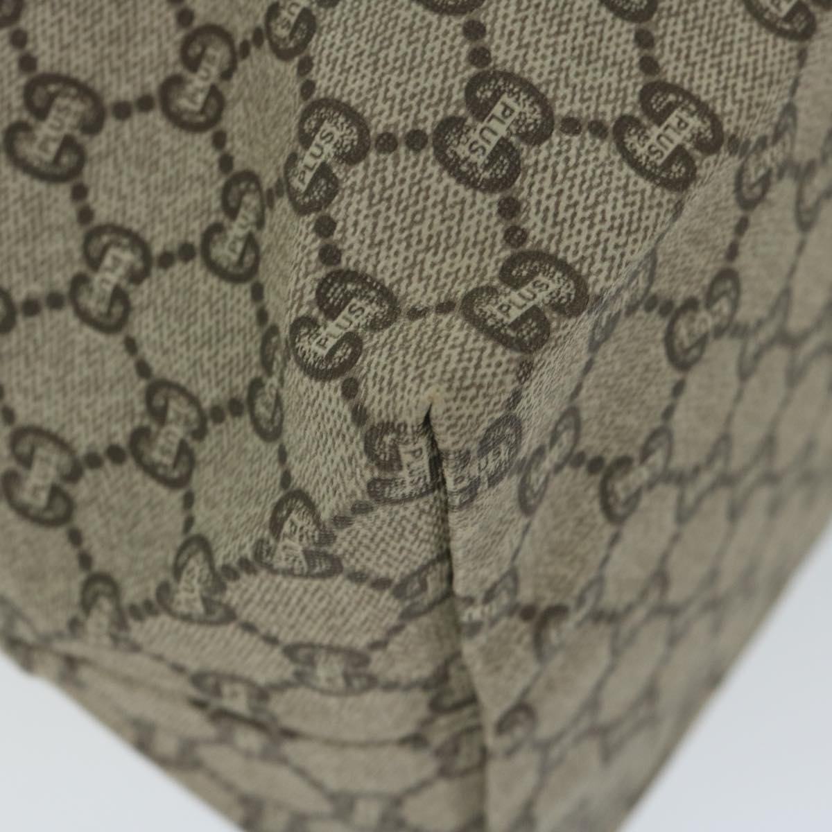 GUCCI GG Plus Supreme Web Sherry Line Tote Bag Beige Red Green ep2516