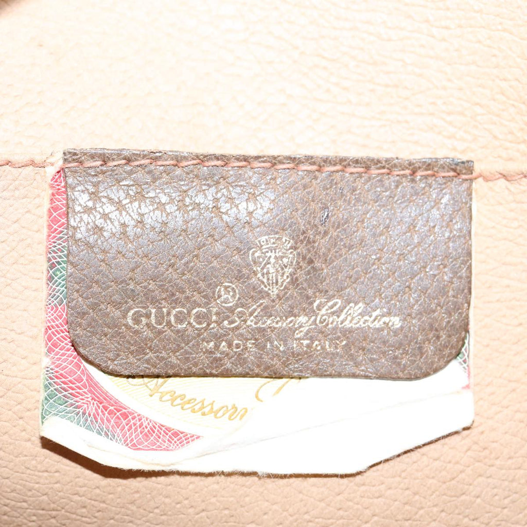 GUCCI GG Supreme Web Sherry Line Clutch Bag Red Beige 89 01 030 ep2520