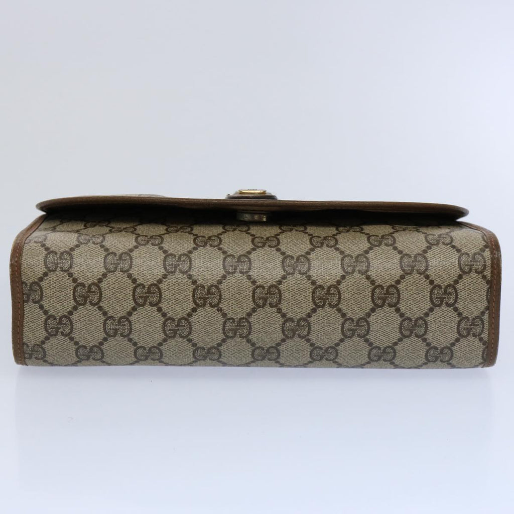 GUCCI GG Supreme Web Sherry Line Clutch Bag Red Beige 89 01 030 ep2520