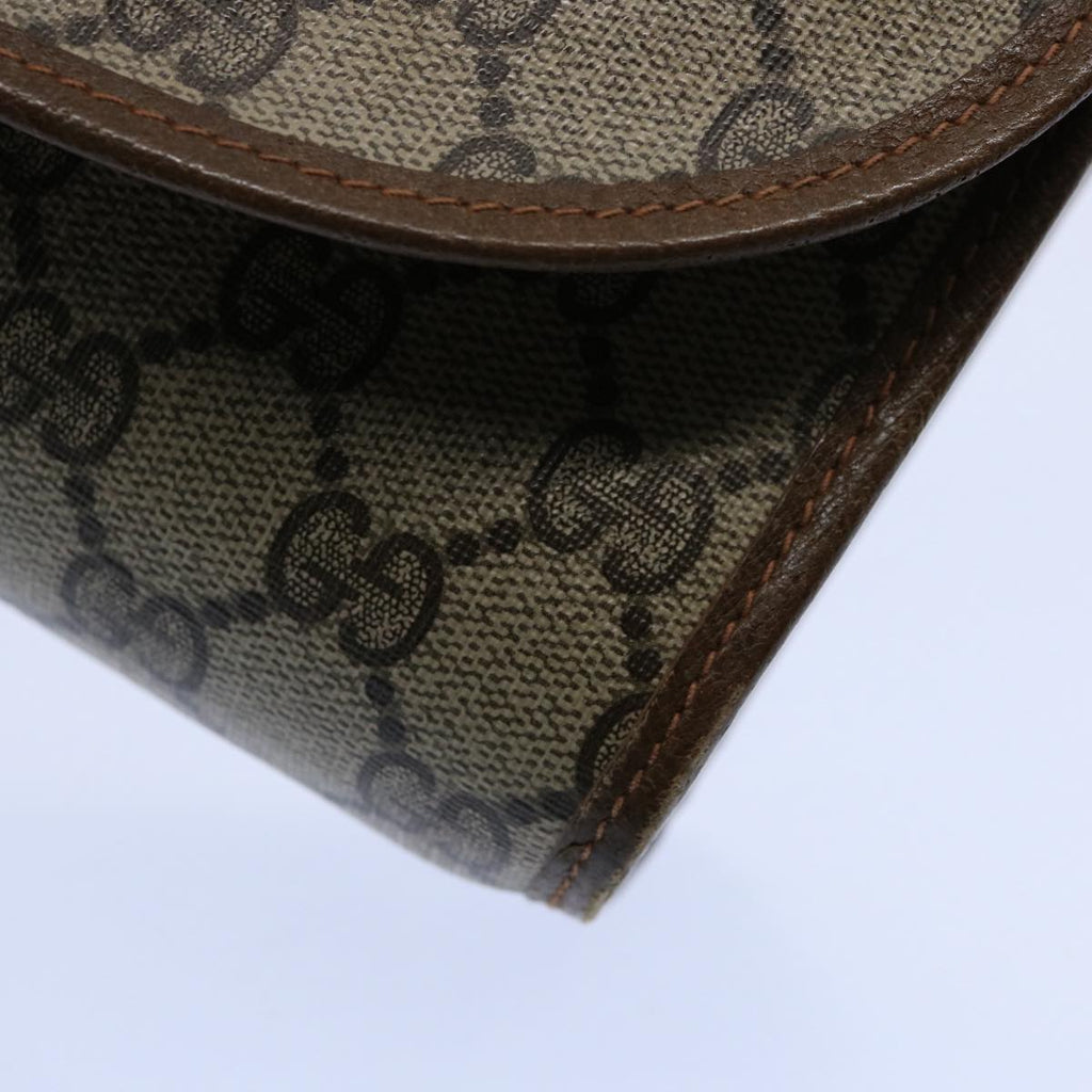 GUCCI GG Supreme Web Sherry Line Clutch Bag Red Beige 89 01 030 ep2520
