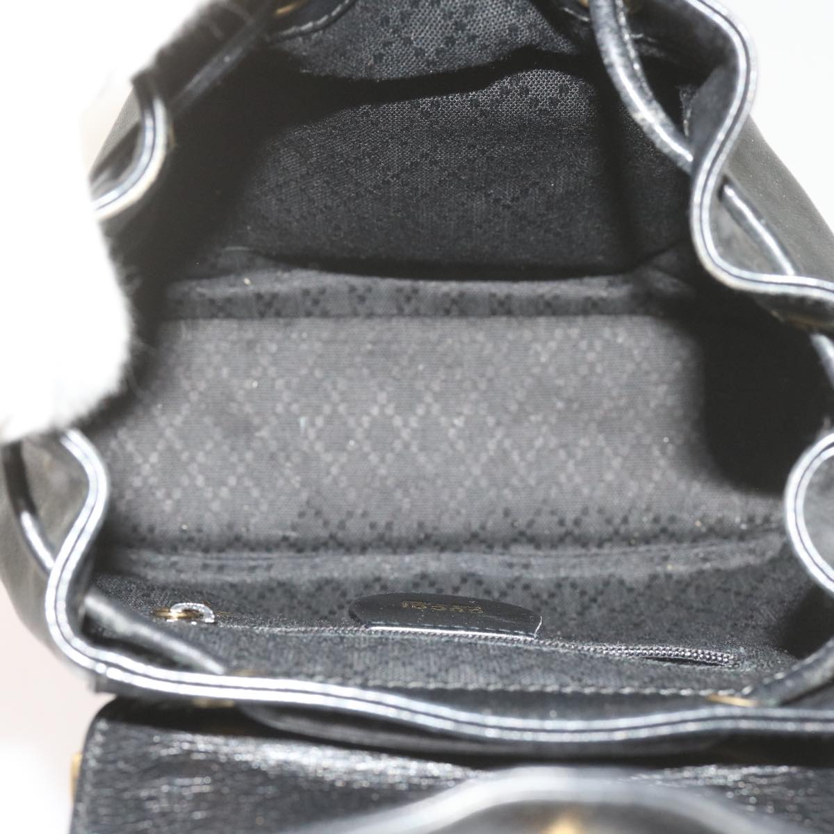 GUCCI Bamboo Backpack Leather Black 003 1956 0030 ep2532