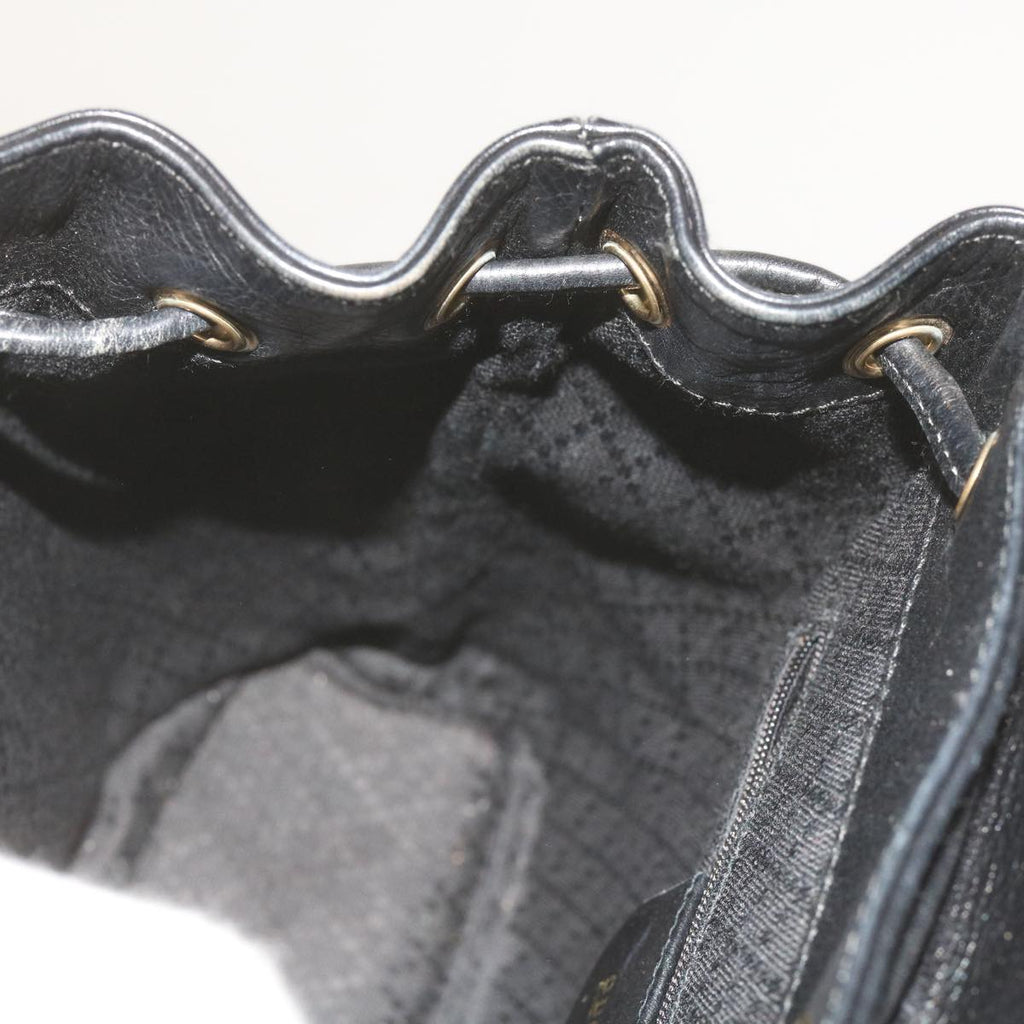 GUCCI Bamboo Backpack Leather Black 003 1956 0030 ep2532