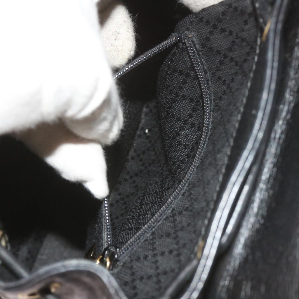 GUCCI Bamboo Backpack Leather Black 003 1956 0030 ep2532