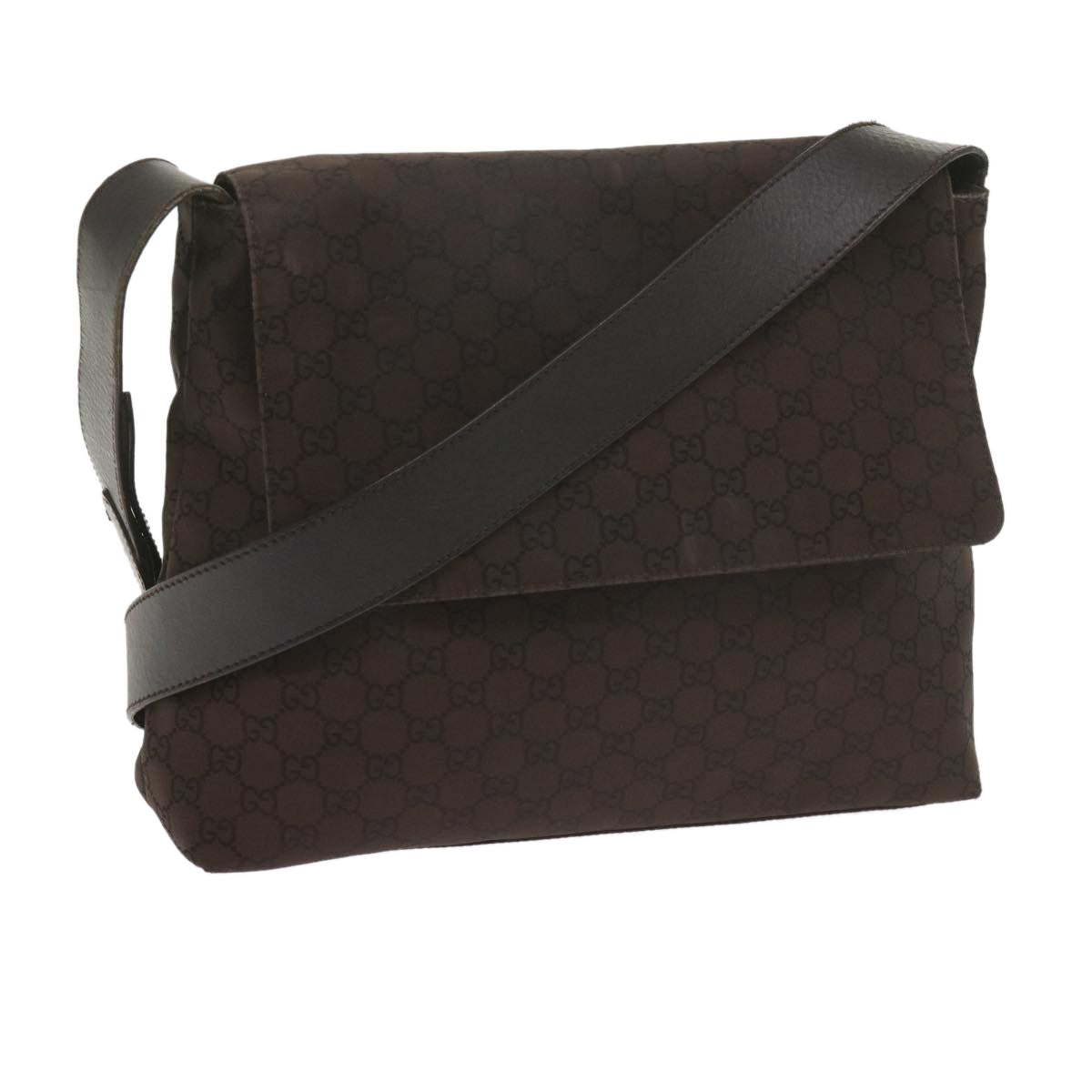 GUCCI GG Canvas Shoulder Bag Brown 272351 ep2534