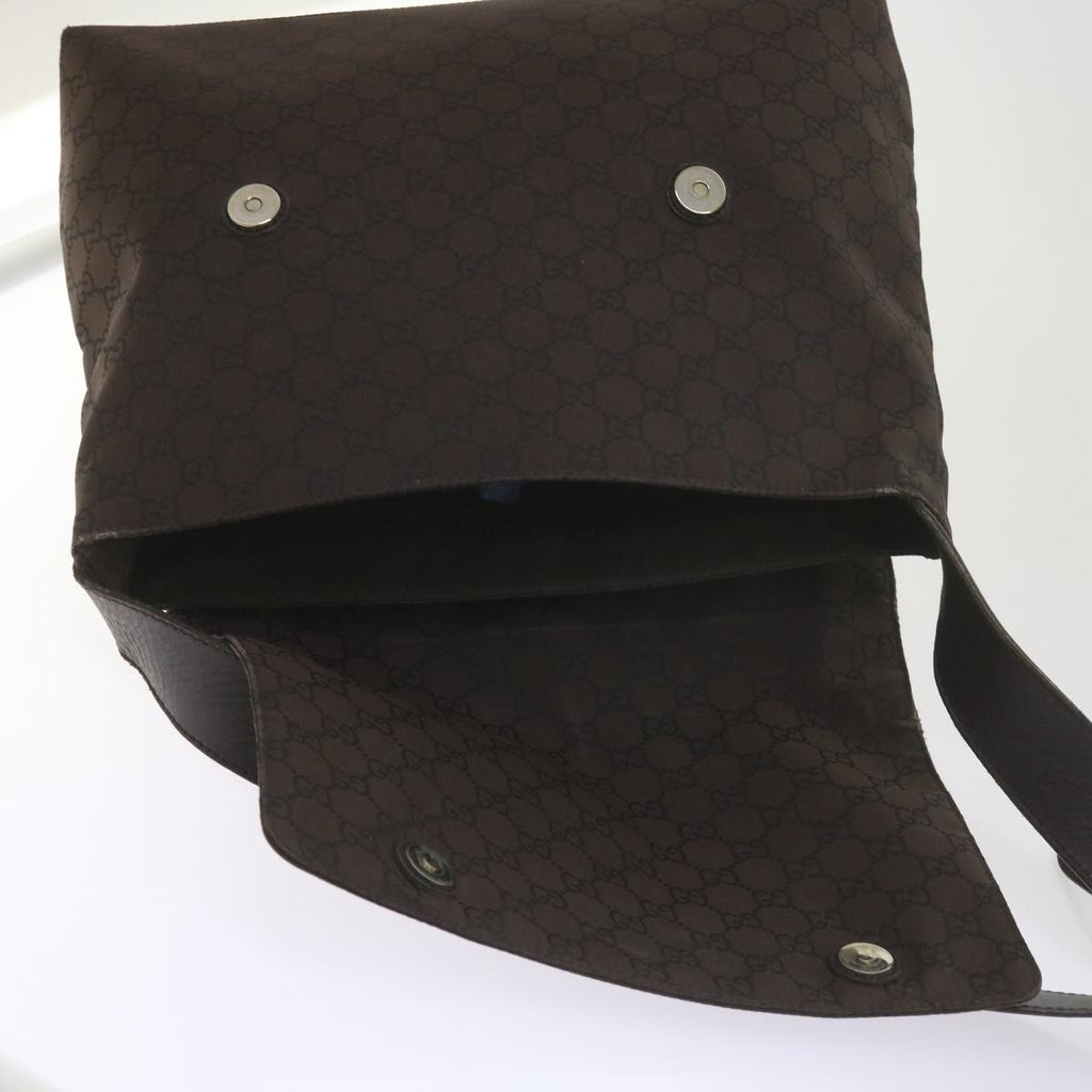 GUCCI GG Canvas Shoulder Bag Brown 272351 ep2534