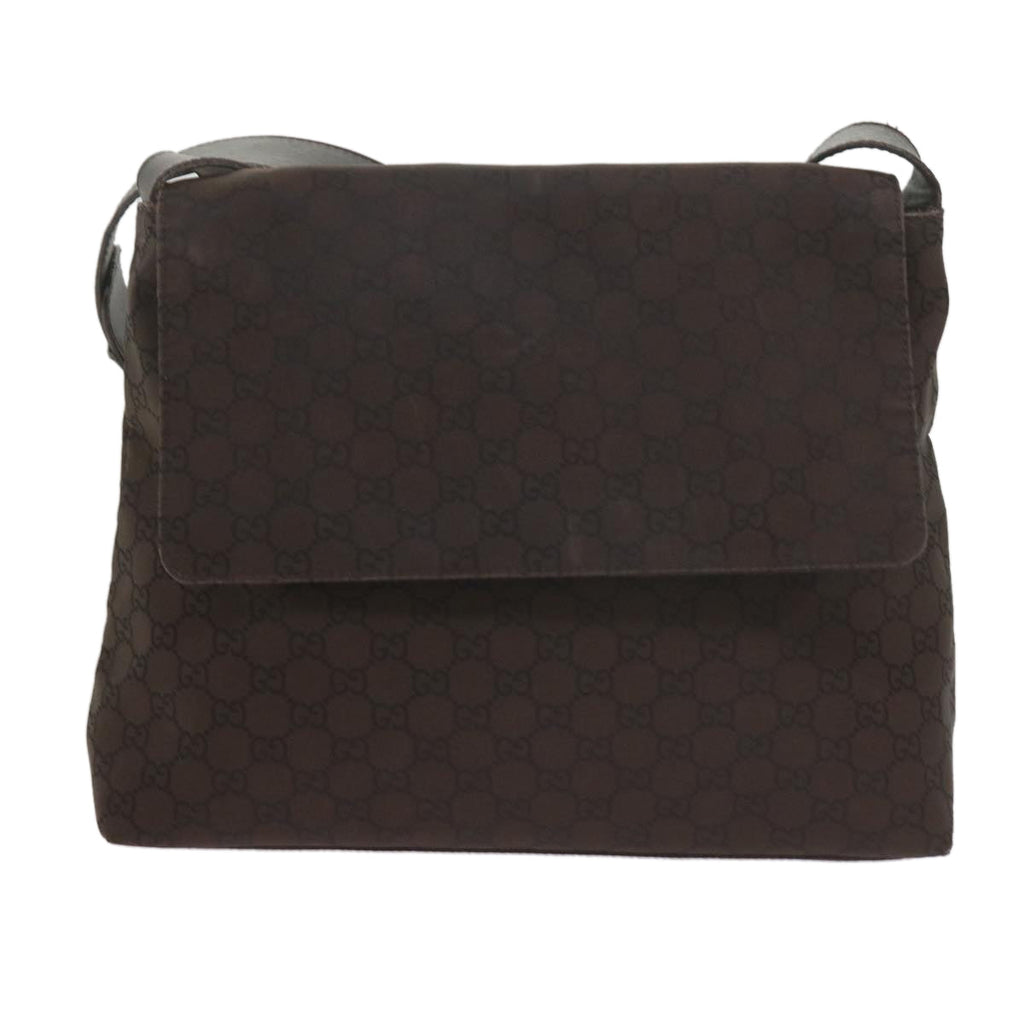 GUCCI GG Canvas Shoulder Bag Brown 272351 ep2534