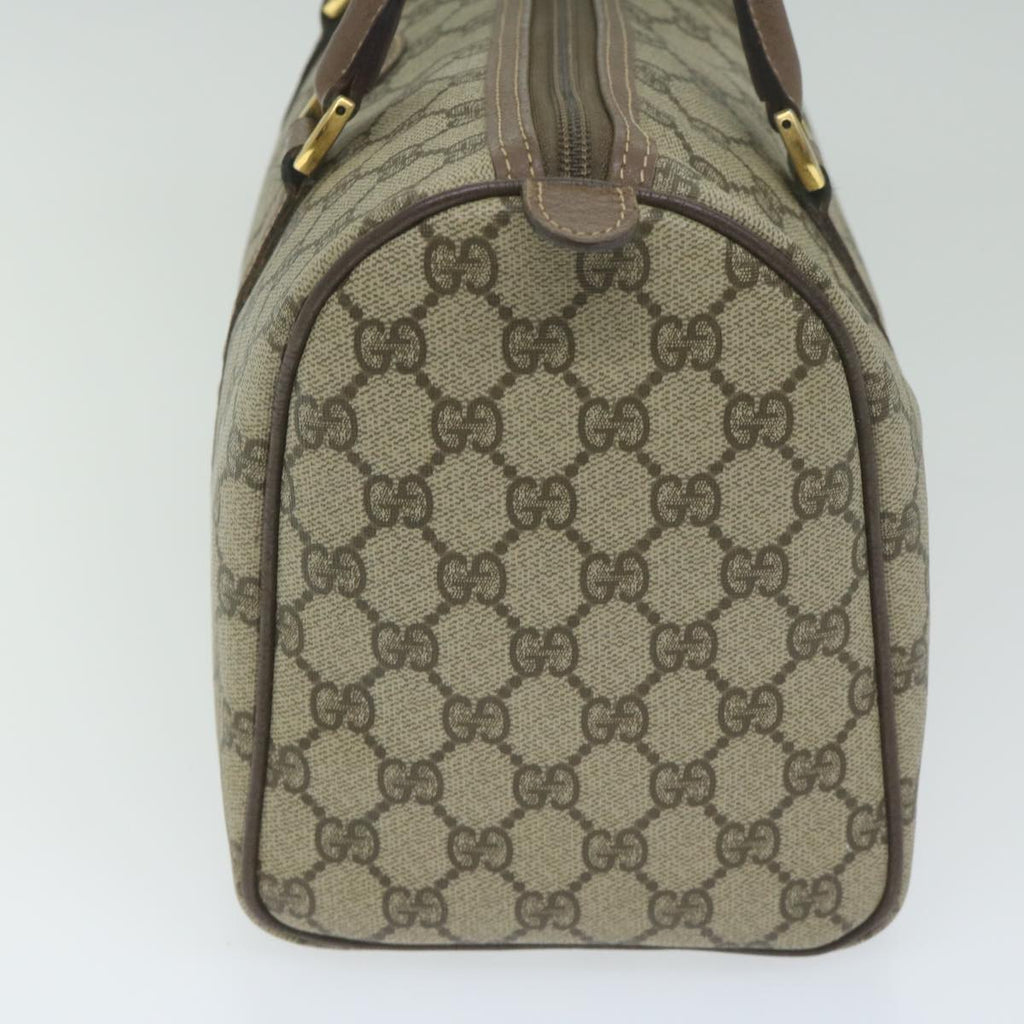 GUCCI GG Supreme Boston Bag PVC Leather Beige 002 123 6842 ep2577