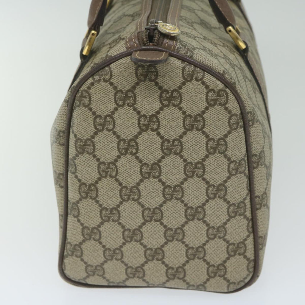 GUCCI GG Supreme Boston Bag PVC Leather Beige 002 123 6842 ep2577