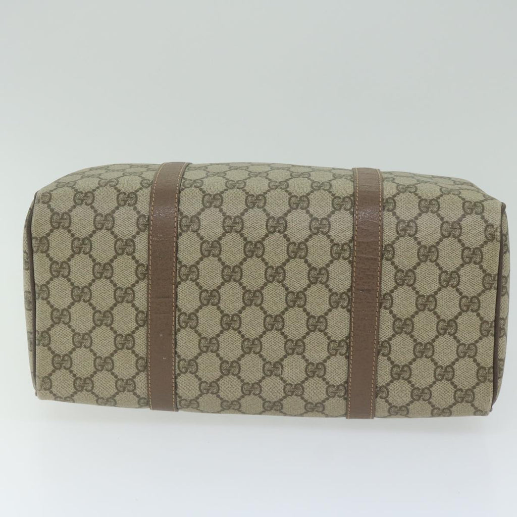 GUCCI GG Supreme Boston Bag PVC Leather Beige 002 123 6842 ep2577