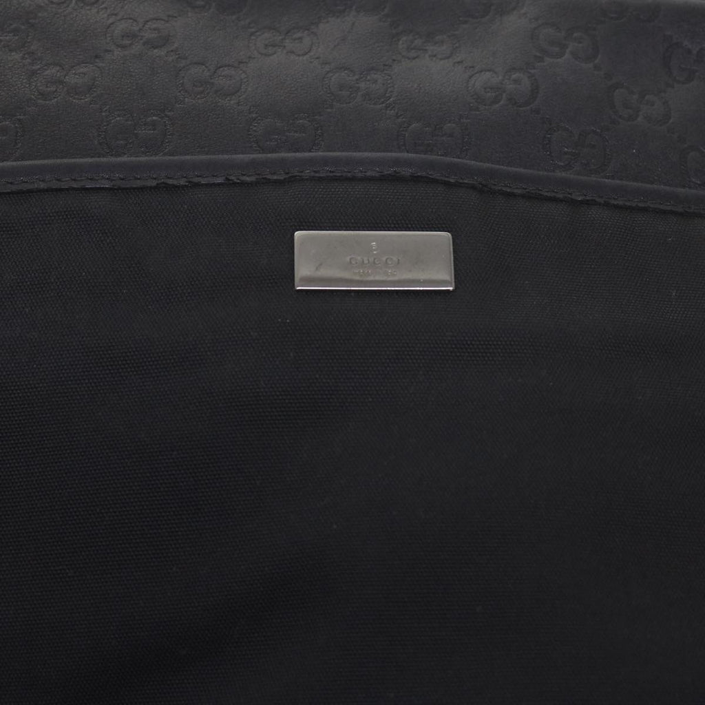GUCCI Shoulder Bag Nylon Leather Black 162783 ep2588