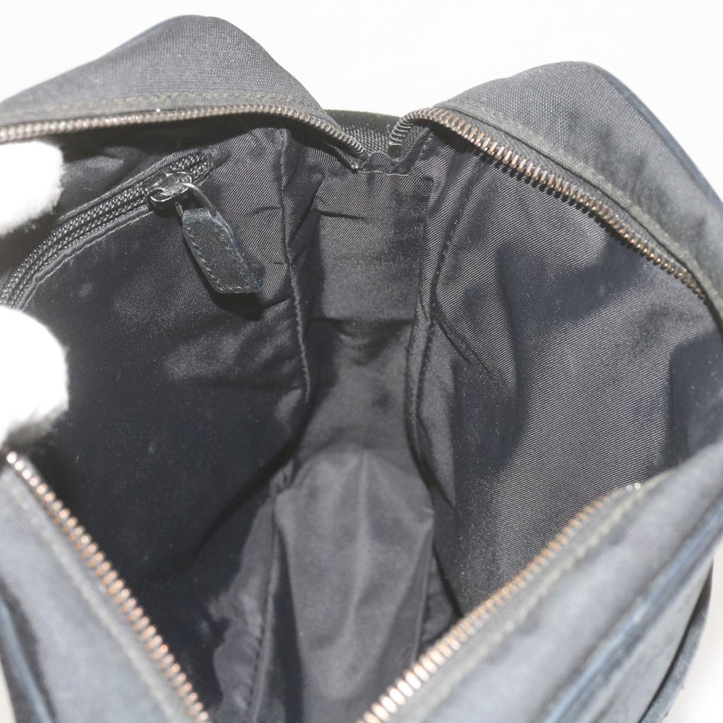 GUCCI Shoulder Bag Nylon Leather Black 162783 ep2588