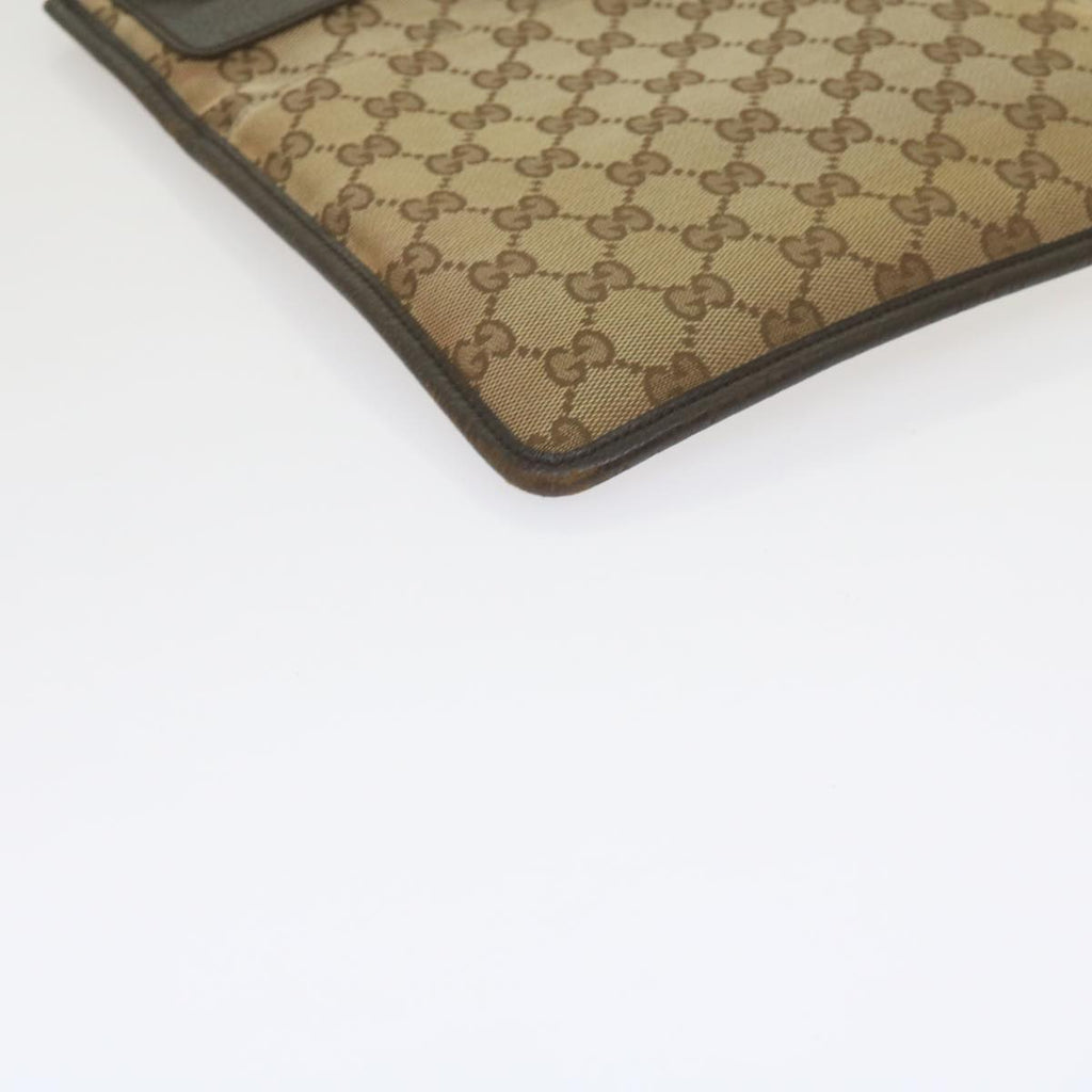 GUCCI GG Canvas Web Sherry Line Shoulder Bag Beige Red Green 27639 ep2613